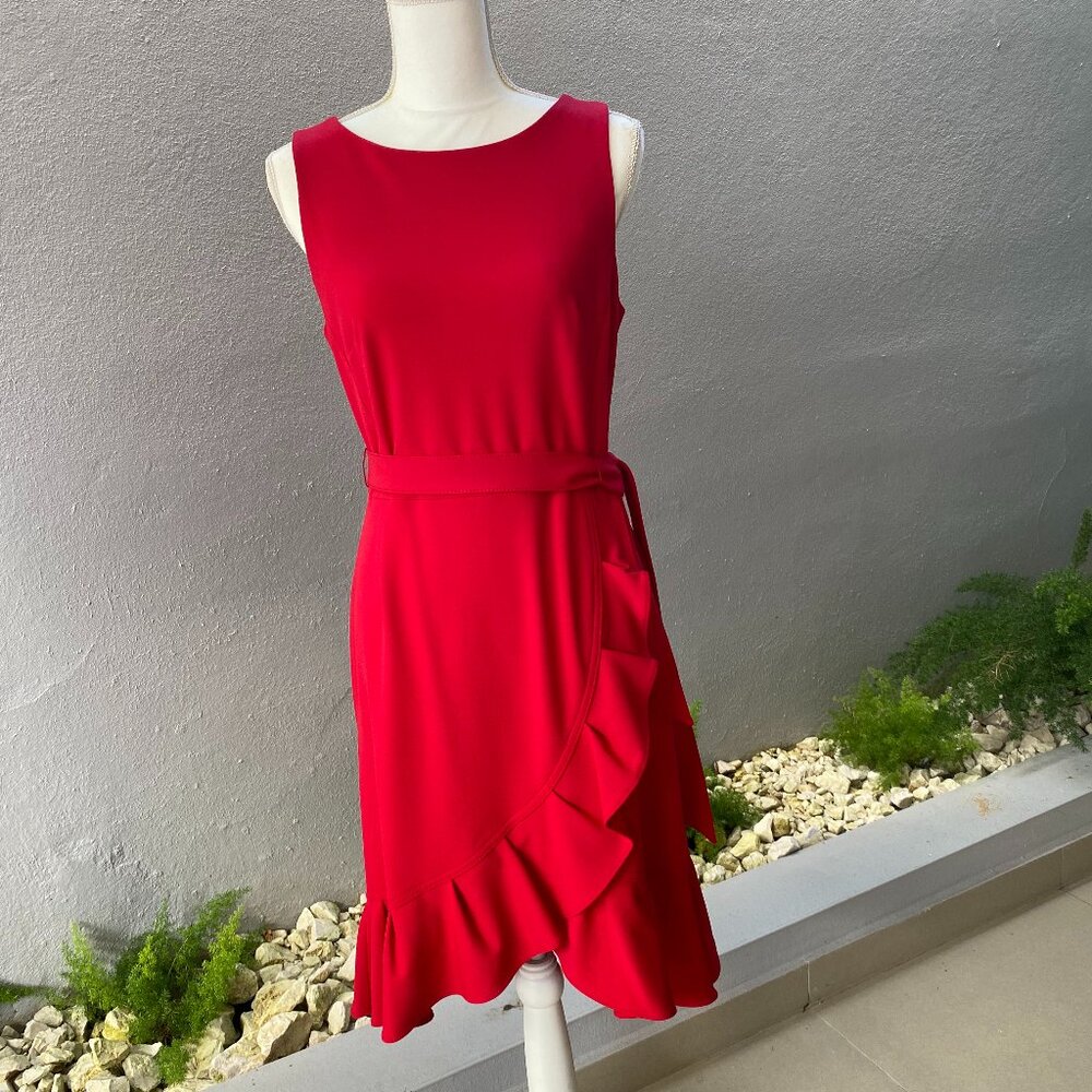 Red dress · Calvin Klein · Size 8